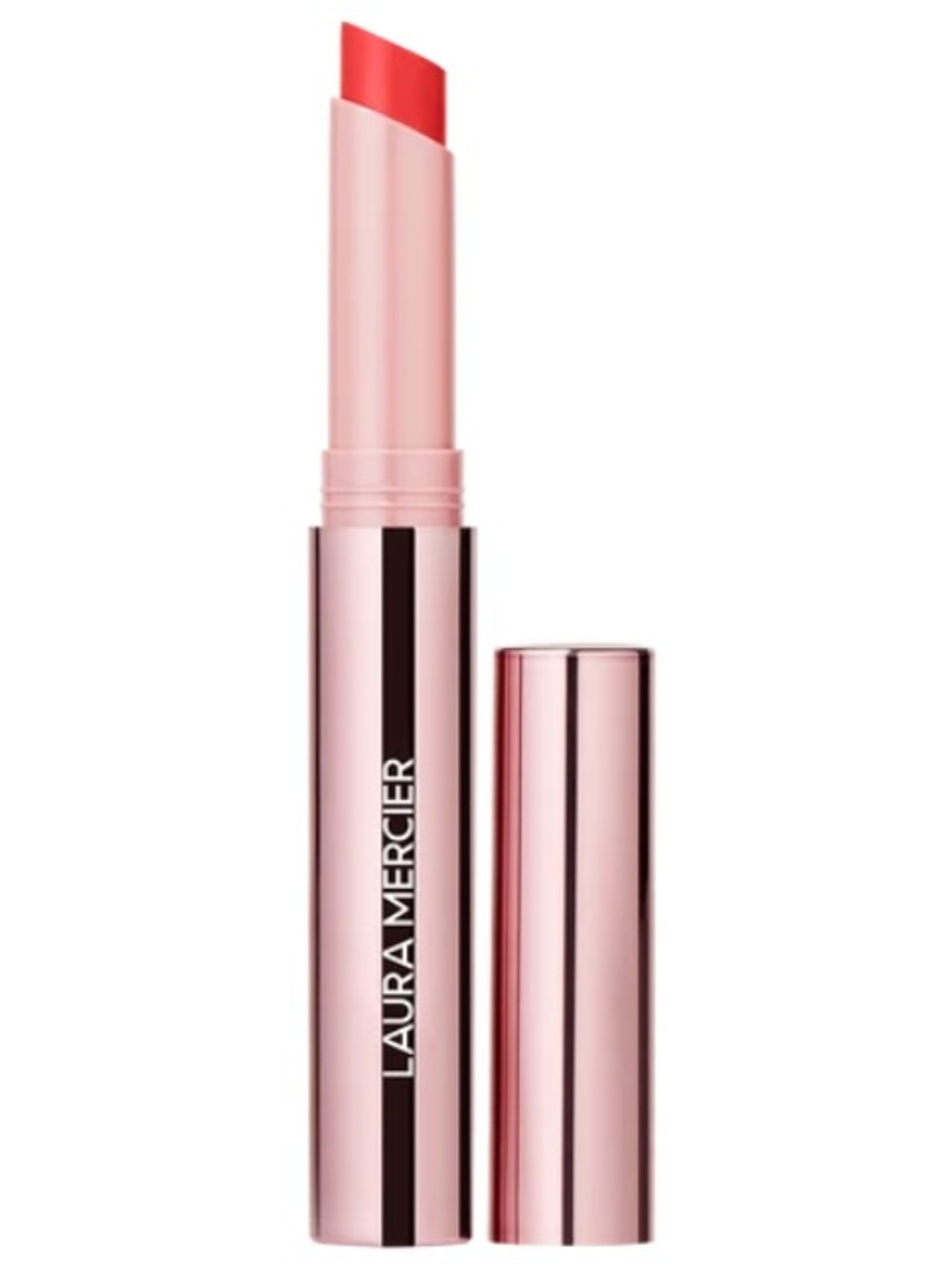 LAURA MERCIER High Vibe Lip Color - 181 RUSH (bright coral red)